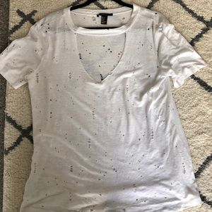 Forever 21 Distressed Tee